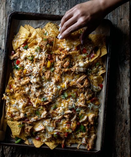 Crock Pot Chicken Nachos