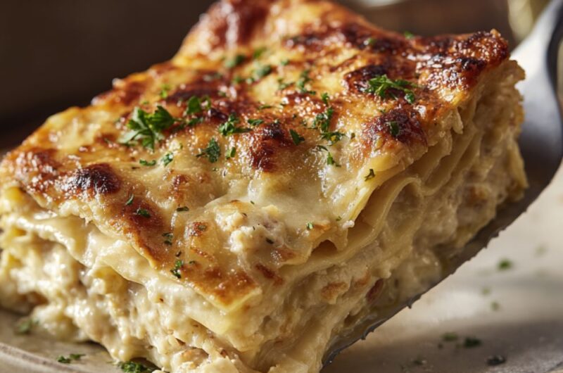 Crock Pot Chicken Lasagna