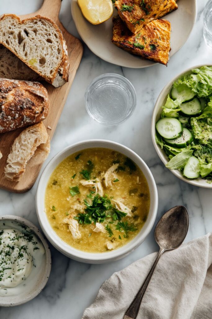 Crock Pot Chicken Quinoa Soup