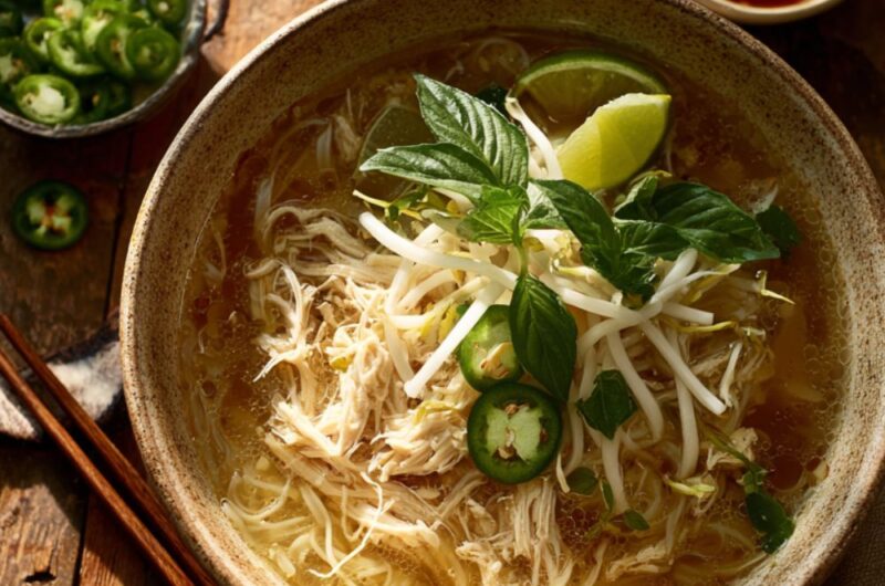 Crock Pot Chicken Pho