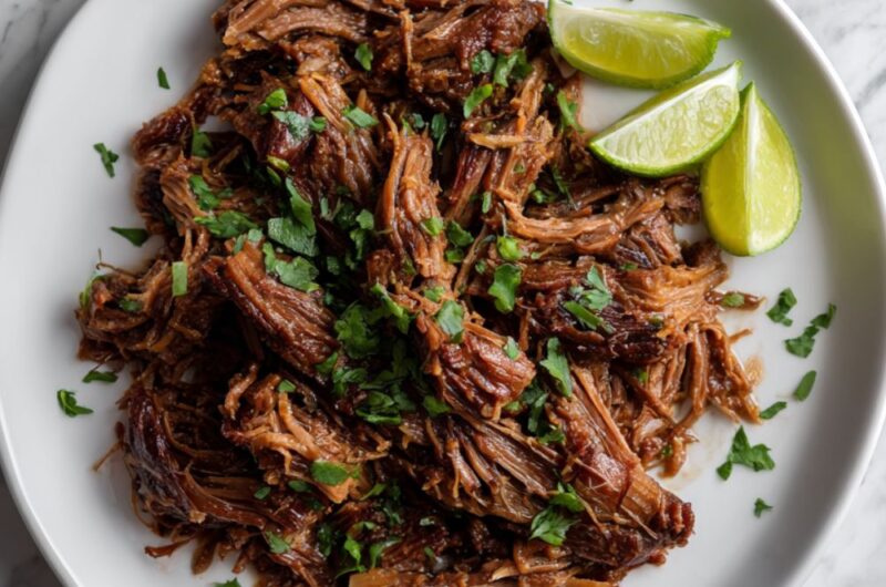 Crock Pot Barbacoa Shredded Beef