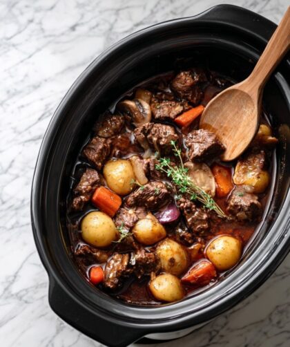 Crock Pot Beef Boeuf Bourguignon