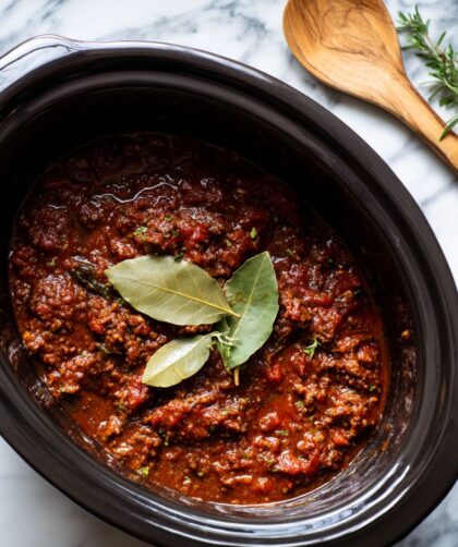Crock Pot Beef Bolognese