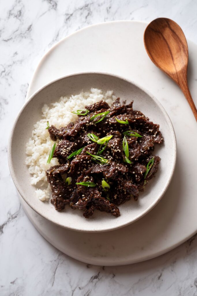 Crock Pot Beef Bulgogi