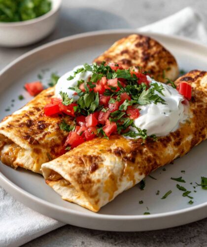 Crock Pot Beef Burritos With Green Chiles