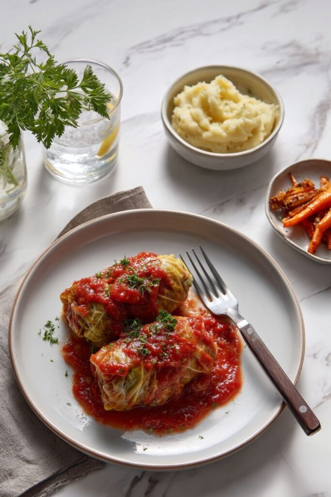 Crock Pot Beef Cabbage Rolls
