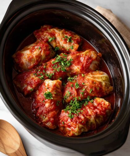 Crock Pot Beef Cabbage Rolls