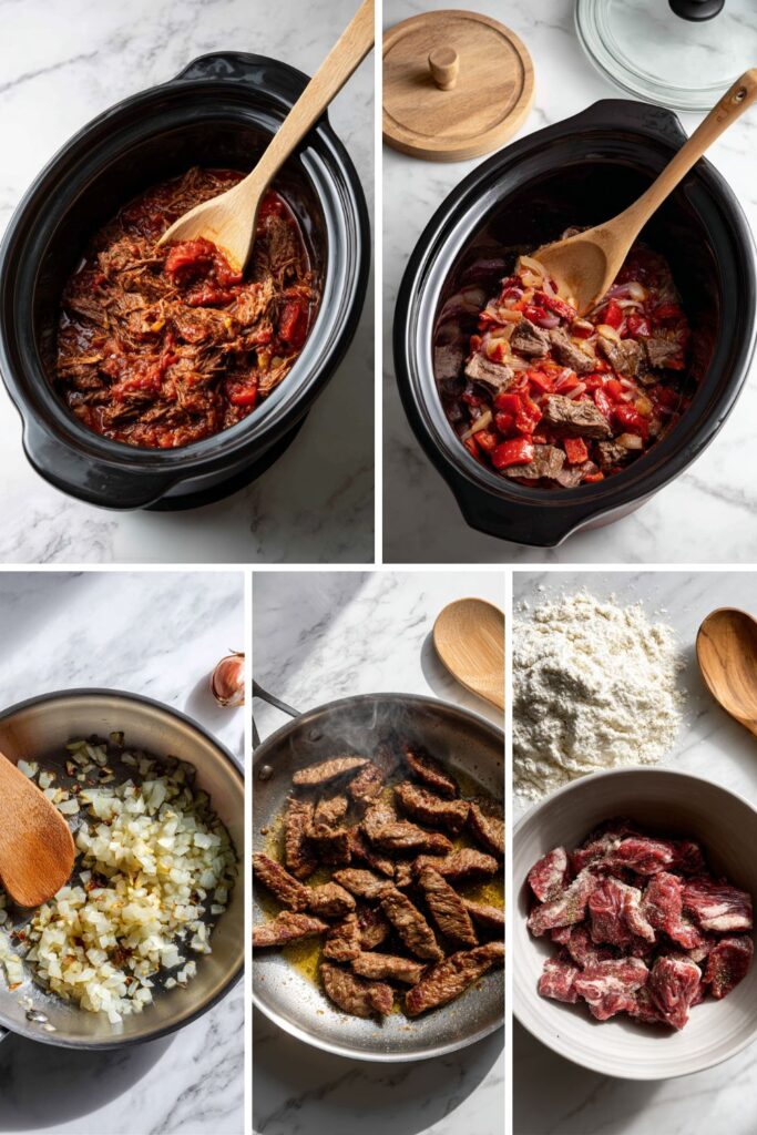Crock Pot Beef Carne Picada