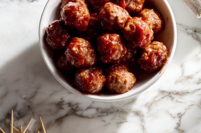 Crock Pot Beef Cocktail Meatballs