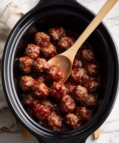 Crock Pot Beef Cocktail Meatballs