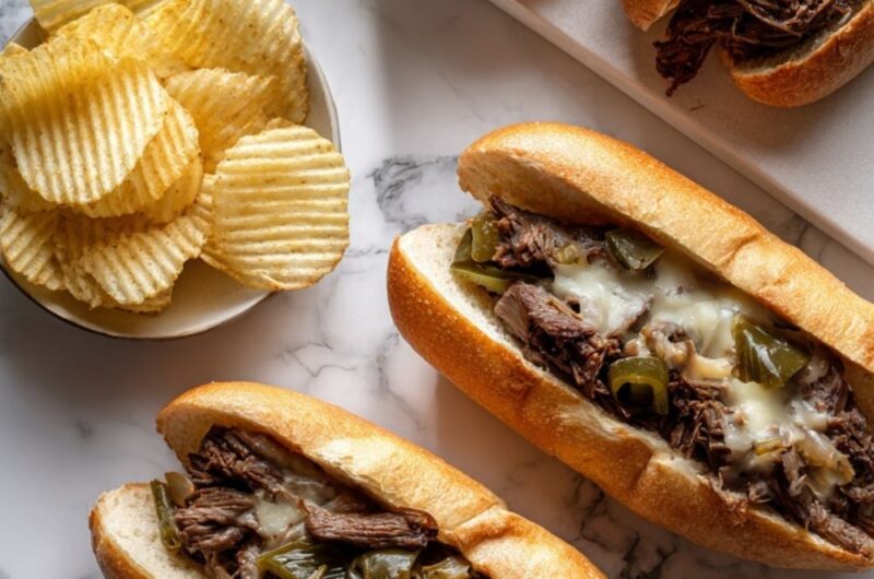 Crock Pot Beef Drip Sandwiches