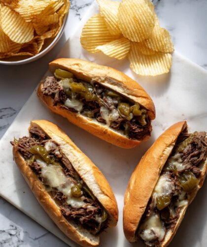 Crock Pot Beef Drip Sandwiches