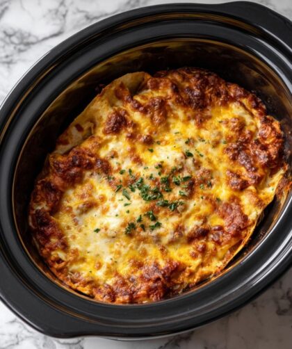 Crock Pot Beef Enchiladas