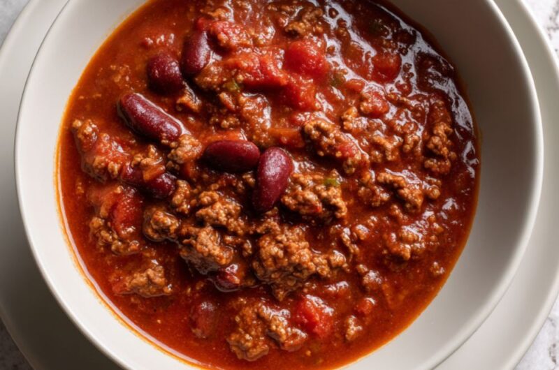 Crock Pot Beef Homemade Chili