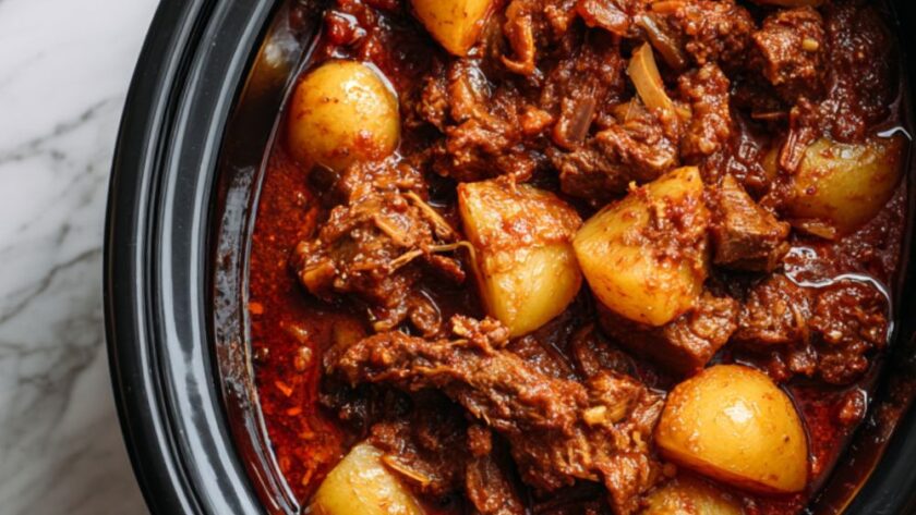 Crock Pot Beef Massaman Curry