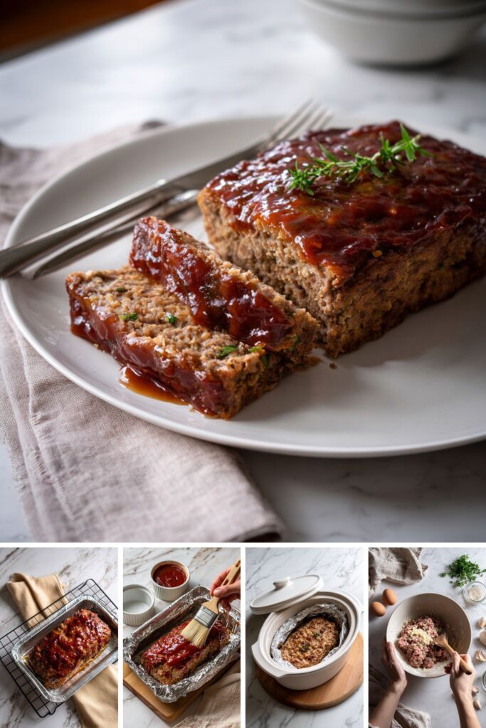 Crock Pot Beef Meat Loaf With Chili Sauce