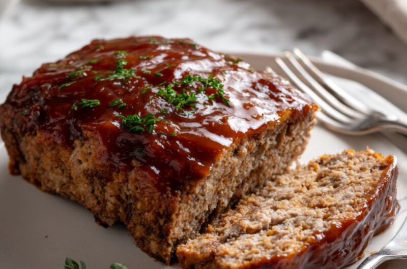 Crock Pot Beef Meat Loaf With Chili Sauce