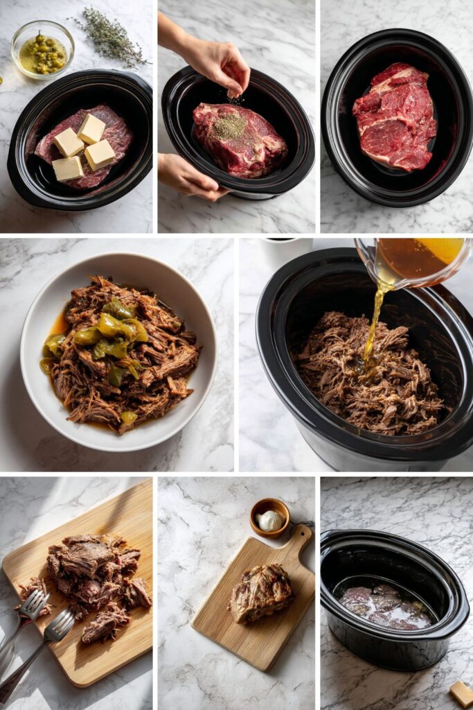 Crock Pot Beef Mississippi Pot Roast