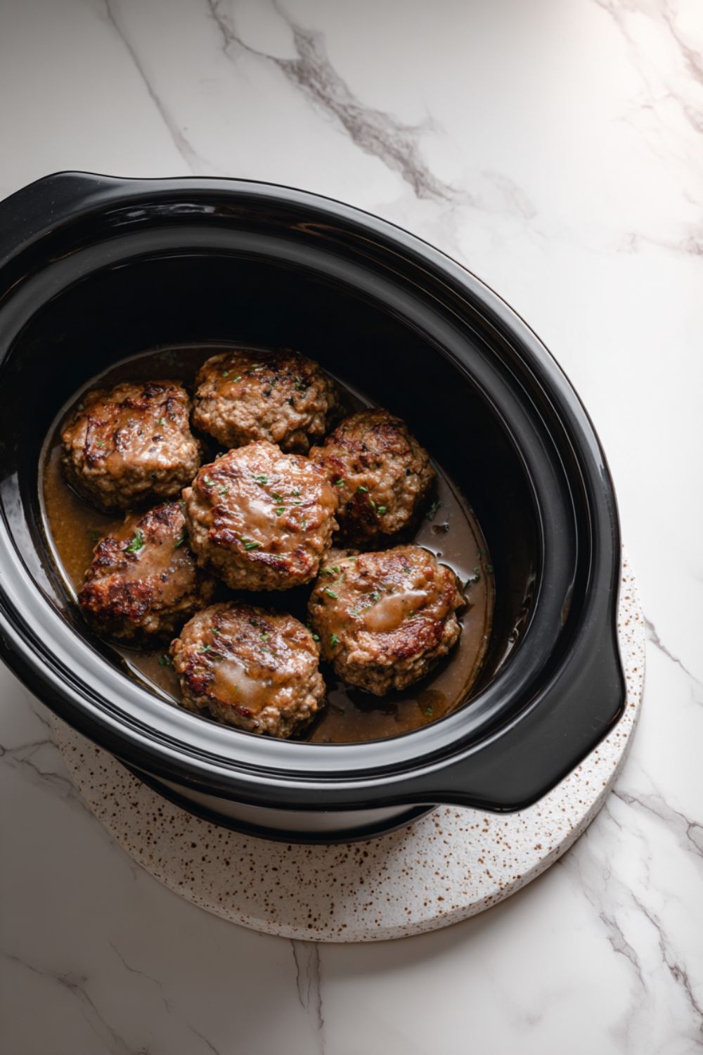 Tagsimple Salisbury Steak Crock Pot