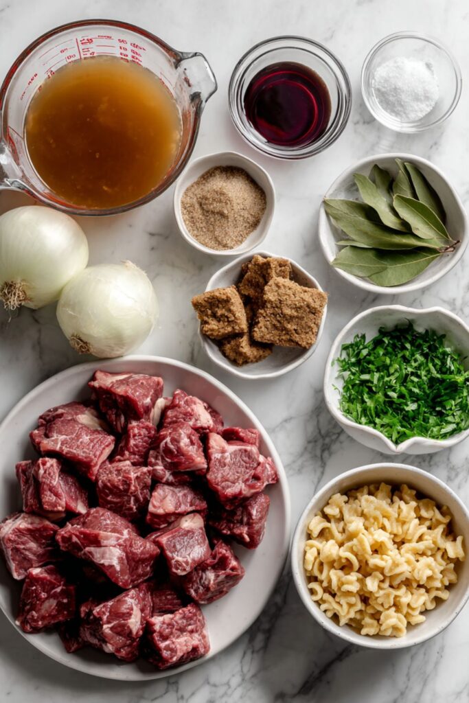 Crock Pot Beef Sauerbraten Soup