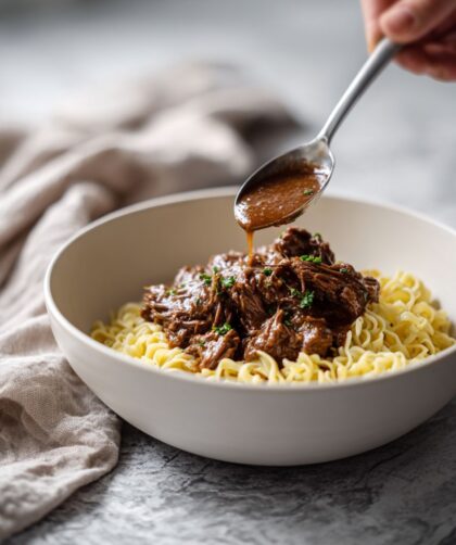 Crock Pot Beef Sauerbraten Soup