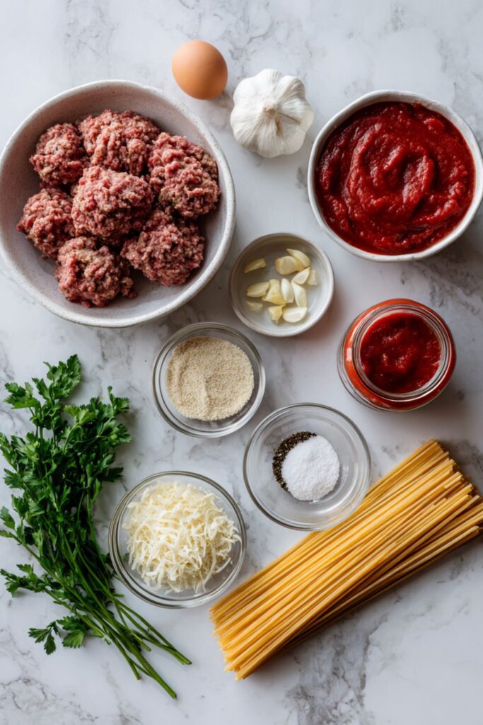 Crock Pot Beef Spaghetti And Meatballs