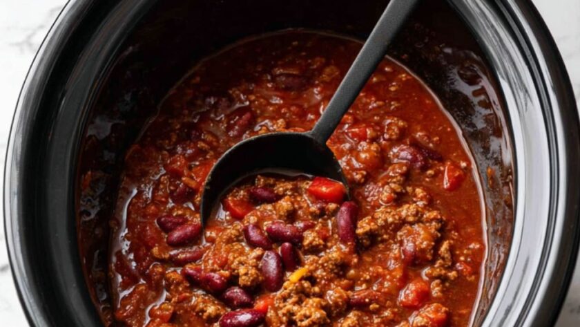 Crock Pot Beef Spicy Chili