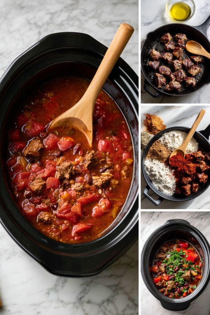 Crock Pot Beef Stew Meat Chili