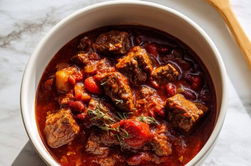 Crock Pot Beef Stew Meat Chili