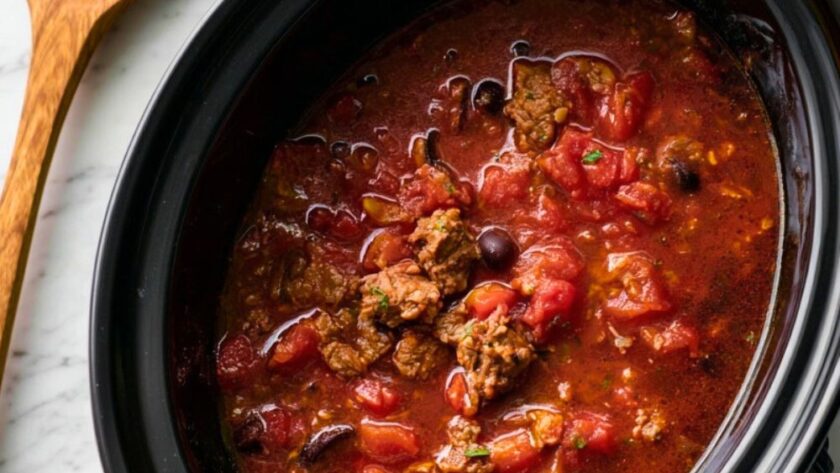 Crock Pot Beef Stew Meat Chili