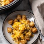 Crock Pot Beef Tater Tot Casserole