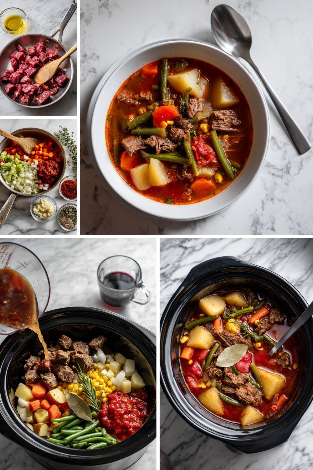 Crock Pot Beef Vegetable Soup | Crock Pot Roast