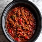 Crock Pot Chunky Beef Chili