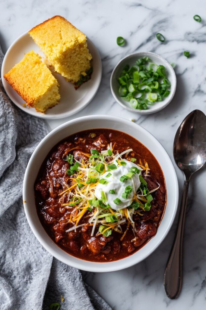 Crock Pot Chunky Beef Chili
