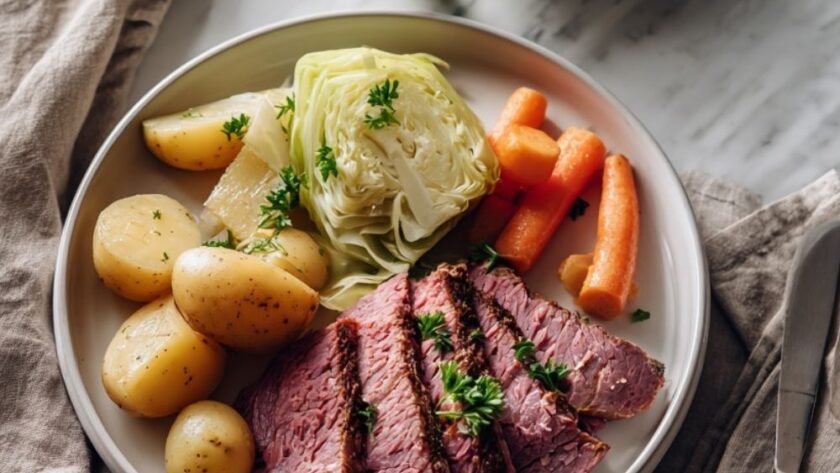 Crock Pot Corned Beef And Cabbage