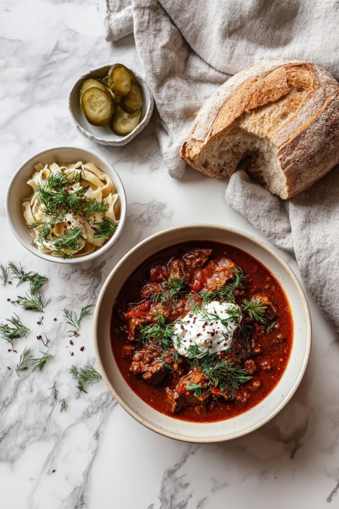 Crock Pot Hungarian Beef Goulash