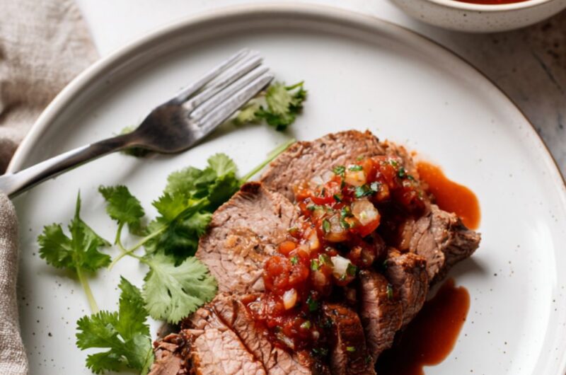 Crock Pot Salsa Roast Beef