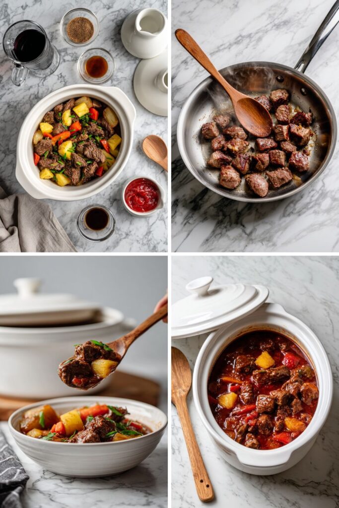 Crock Pot Sweet And Sour Beef Stew